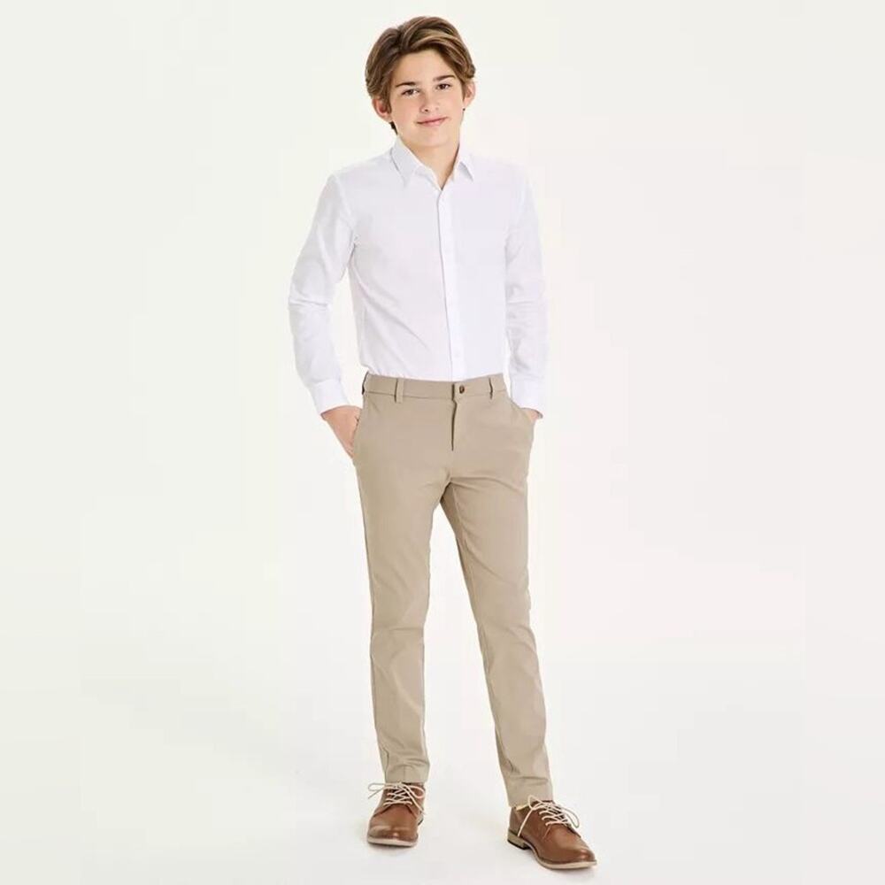 B by Brooks Brothers Tan Classic Pants, 12 - NWT